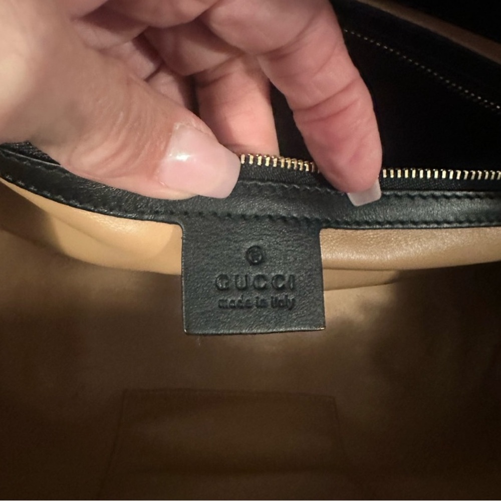 Gucci Runway Nymphaea Python Bamboo Top Handle Bag - image 4